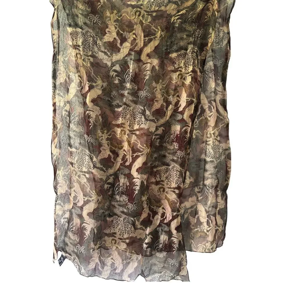 All That Glitters ATG San Francisco Scarf whimsical woods Fairy Sheer Rayon